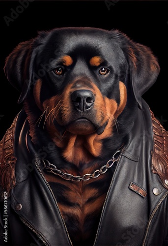 Rottweiler Small Dog Breed Portrait