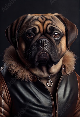 Pug Small Dog Breed Portrait