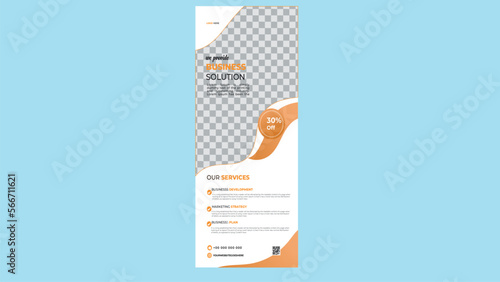 Roll up banner template design, advertisement, pull up, Standee Design, or your company or business vector file, vector illustration concept exhibition advertising ,Business Roll up banner template.
