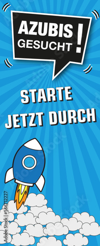 Roll-Up, Display, Wir suchen Azubis, Azubi, Ausbildung,