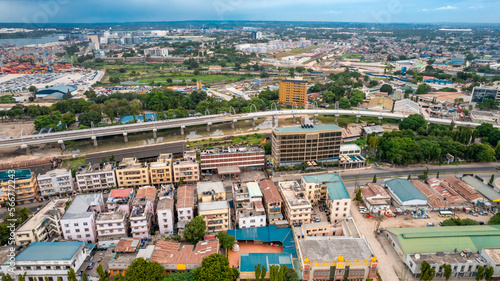 aerial view of Dar es salaam, Tanzania © STORYTELLER