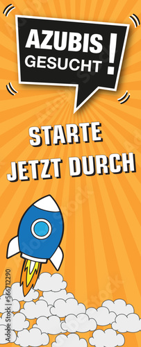 Roll-Up, Display, Wir suchen Azubis, Azubi, Ausbildung,