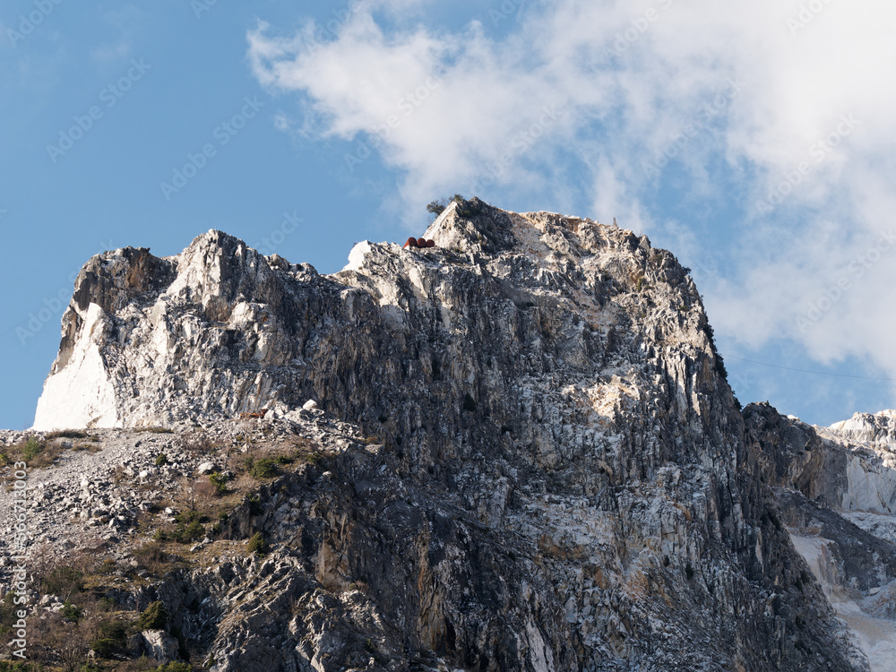 Quarry in tuscany, Italy, Carrara