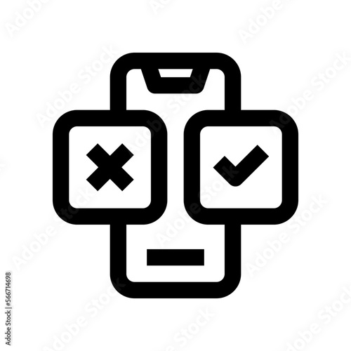 response icon for your website, mobile, presentation, and logo design.
