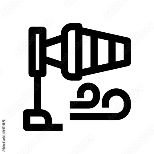 windsock icon for your website, mobile, presentation, and logo design.