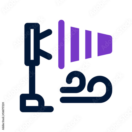 windsock icon for your website, mobile, presentation, and logo design.