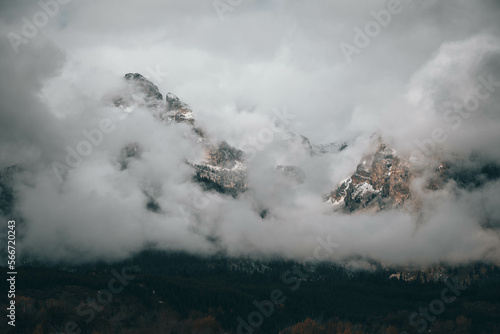 Obscured Tetons