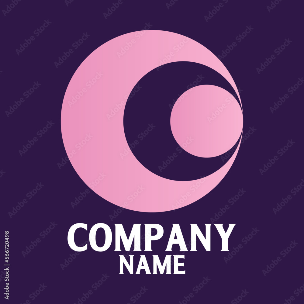 A set of simple templates for brand logos. Vector illustration A set of simple templates for brand logos. Vector illustration