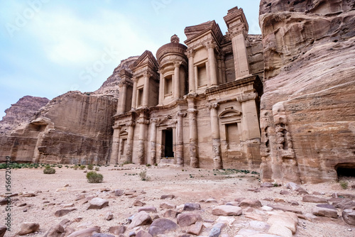 Petra, ancient historic city in Jordan, the monastery