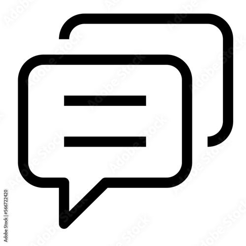 Debate line icon