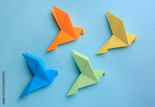 Canvas Print Origami art