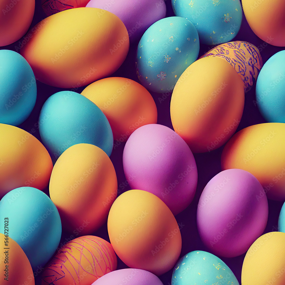 Seamless Egg Pattern Seamless Egg Pattern