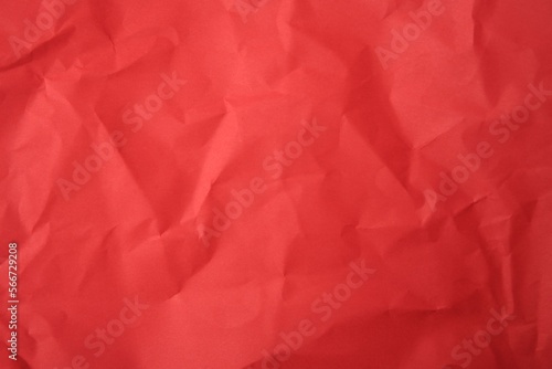 Wallpaper Mural Sheet of crumpled red paper as background, top view Torontodigital.ca