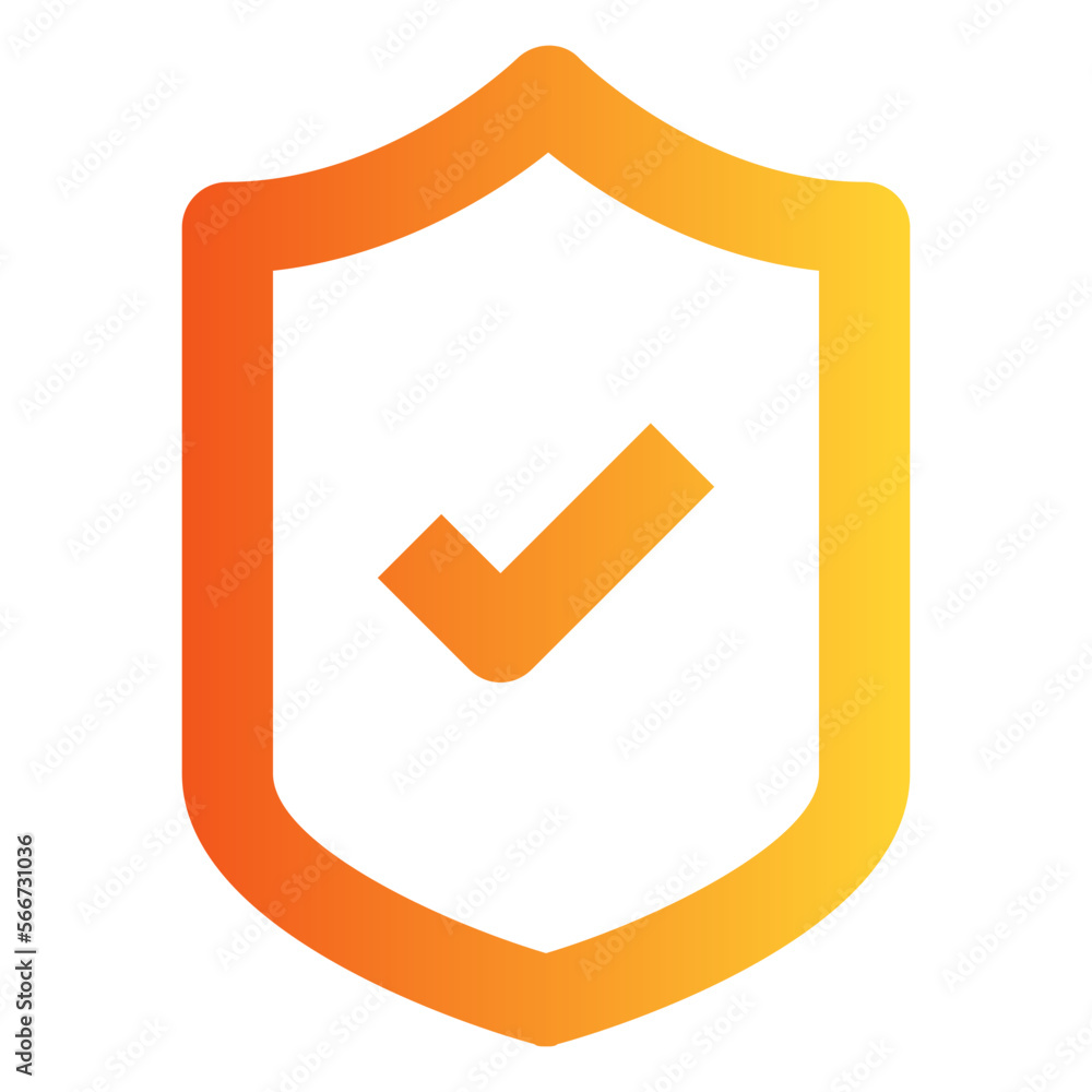 Shield gradient icon Shield gradient icon