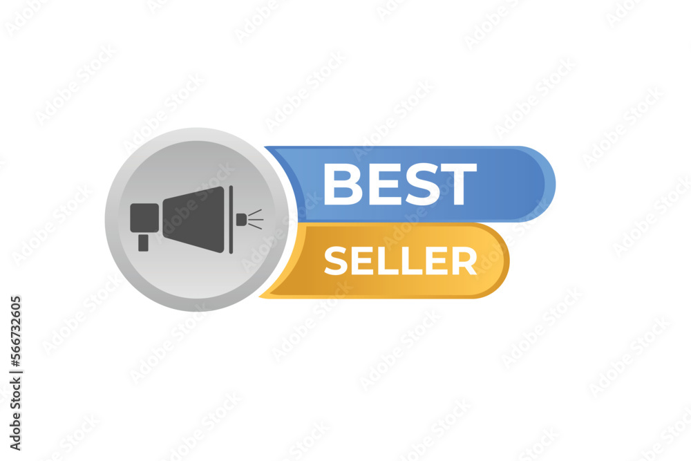 best seller Button. web template, Speech Bubble, Banner Label best seller. sign icon Vector illustration best seller Button. web template, Speech Bubble, Banner Label best seller. sign icon Vector illustration