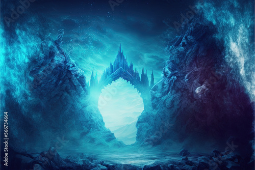 Fantasy world background - Fantasy worlds backgrounds - Fantasy world background wallpaper created with Generative AI technology