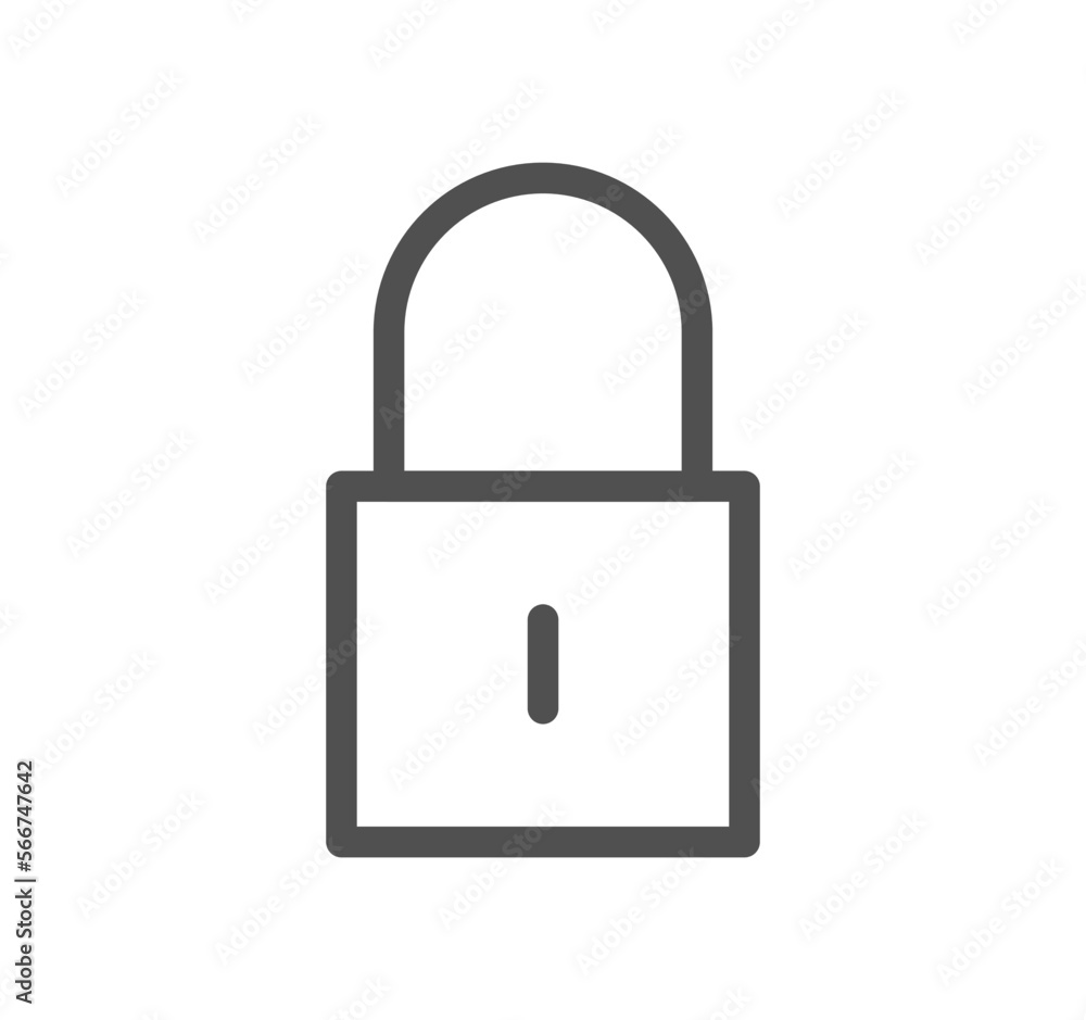 Locks related icon outline and linear vector. Locks related icon outline and linear vector.