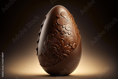 ovos de chocolate delicioso atrativo para pascoa  photo