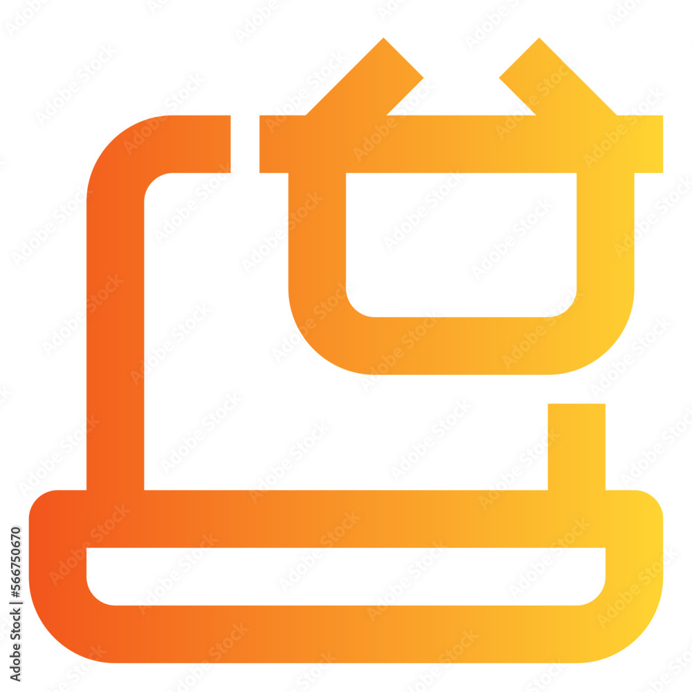 Online Shopping gradient icon