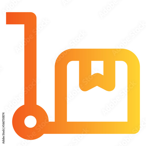 Trolly gradient icon