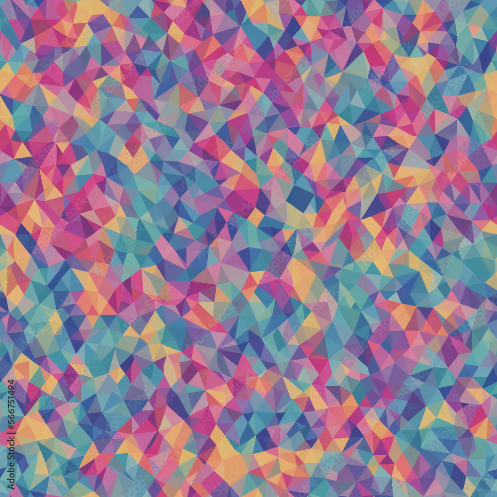 Seamless Low Poly Pastel Colorful Abstract Illustration Triangular Geometric Graphic Background AI Generative Seamless Low Poly Pastel Colorful Abstract Illustration Triangular Geometric Graphic Background AI Generative