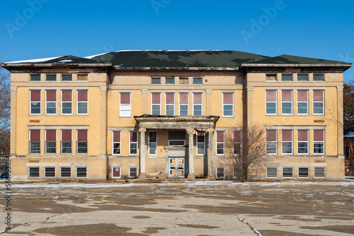 Abandoned school.