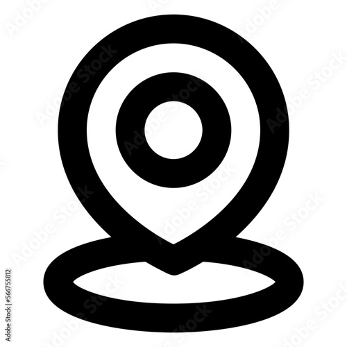 Free Download Pin Point line icon - GFXLoad