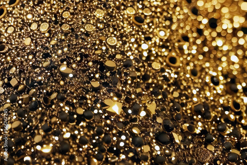 abstract background with gold glitter, jeweler © m
