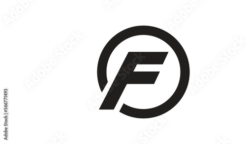 this is F letter icon design