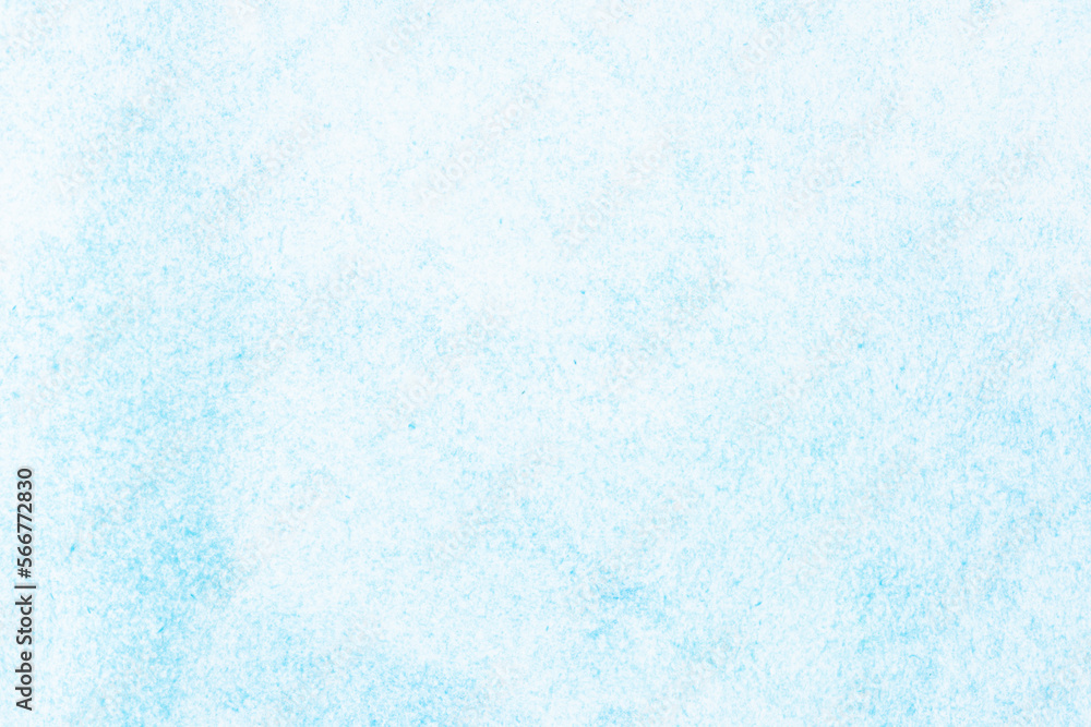 White and blue Abstract art background of white paper canvas and blue watercolor stains
