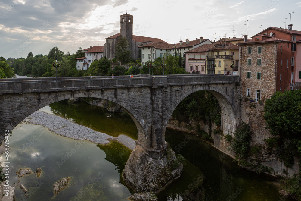 Fototapeta premium medieval city in Italy cividale del friuli