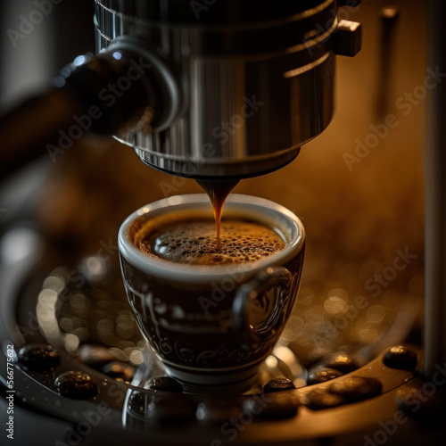 Obraz w ramie Mocne espresso