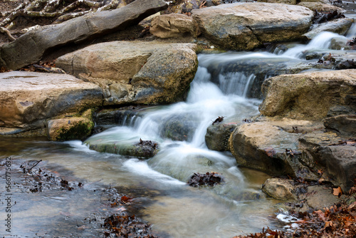 Waterfall at Sulphur park, Oklahoma.