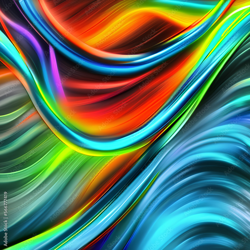 Abstract Waves Background Neon Abstract Waves Background Neon