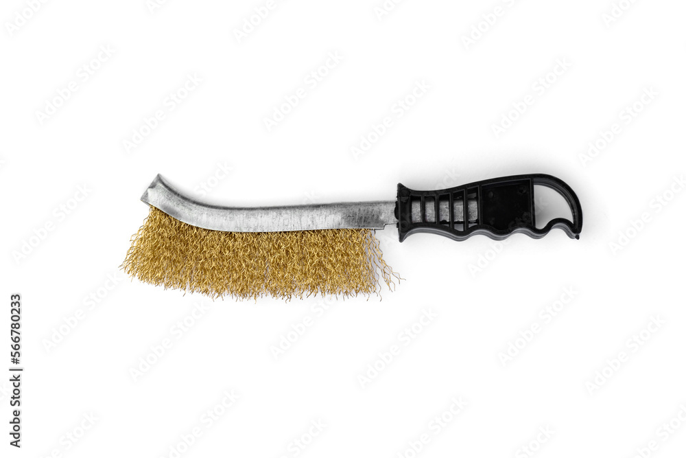 Metal brush isolated on white background. Metal brush isolated on white background.