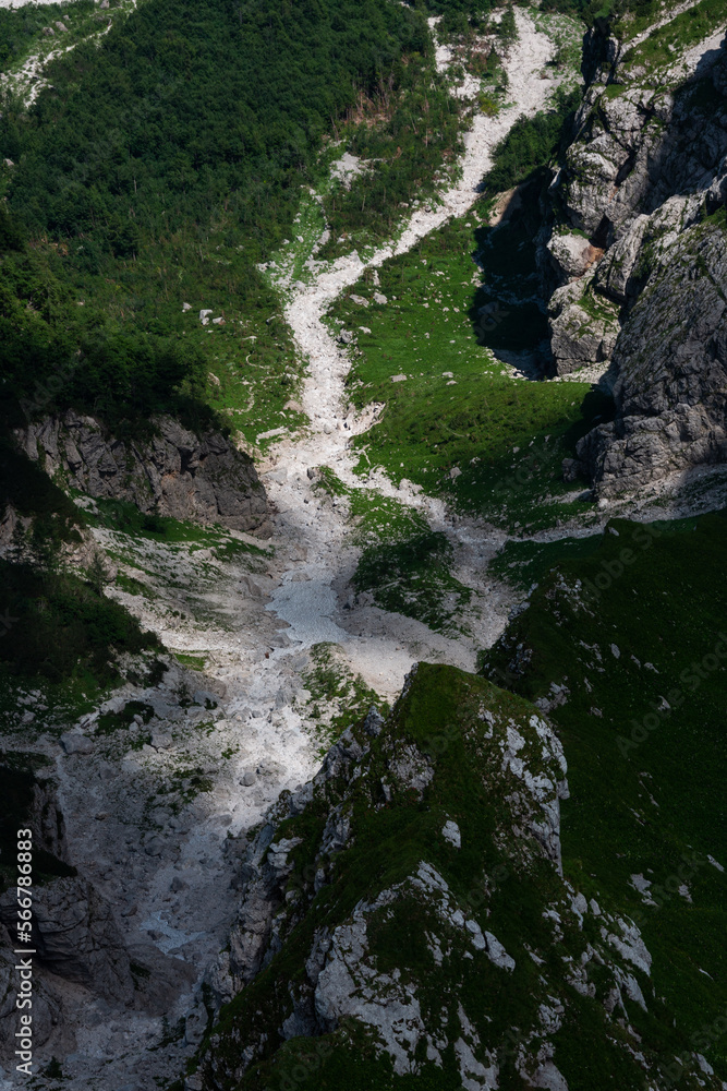 Mountain views in the Julian Alps in Slovenia, Mangart Mountain views in the Julian Alps in Slovenia, Mangart