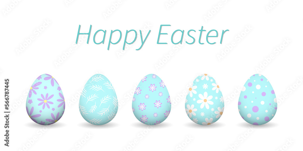Easter eggs set stock illustration Easter eggs set stock illustration