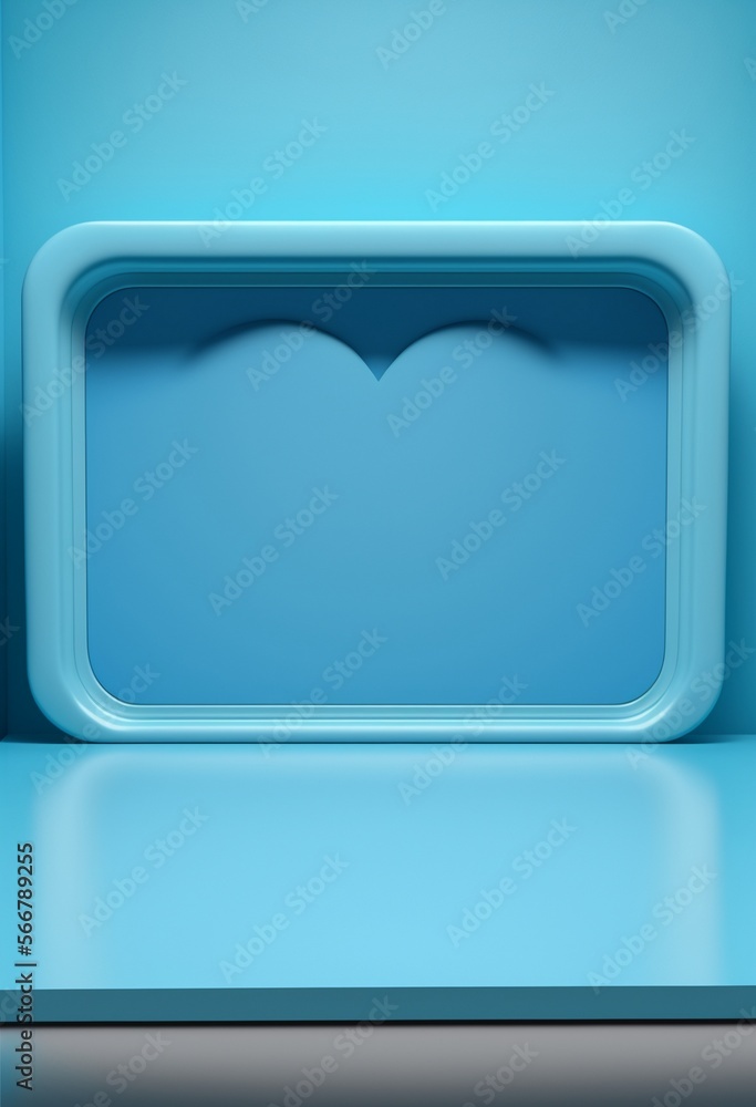 Podium for product advertisement or restaurant menus with colorful background, minimalist design Generative AI Podium for product advertisement or restaurant menus with colorful background, minimalist design Generative AI