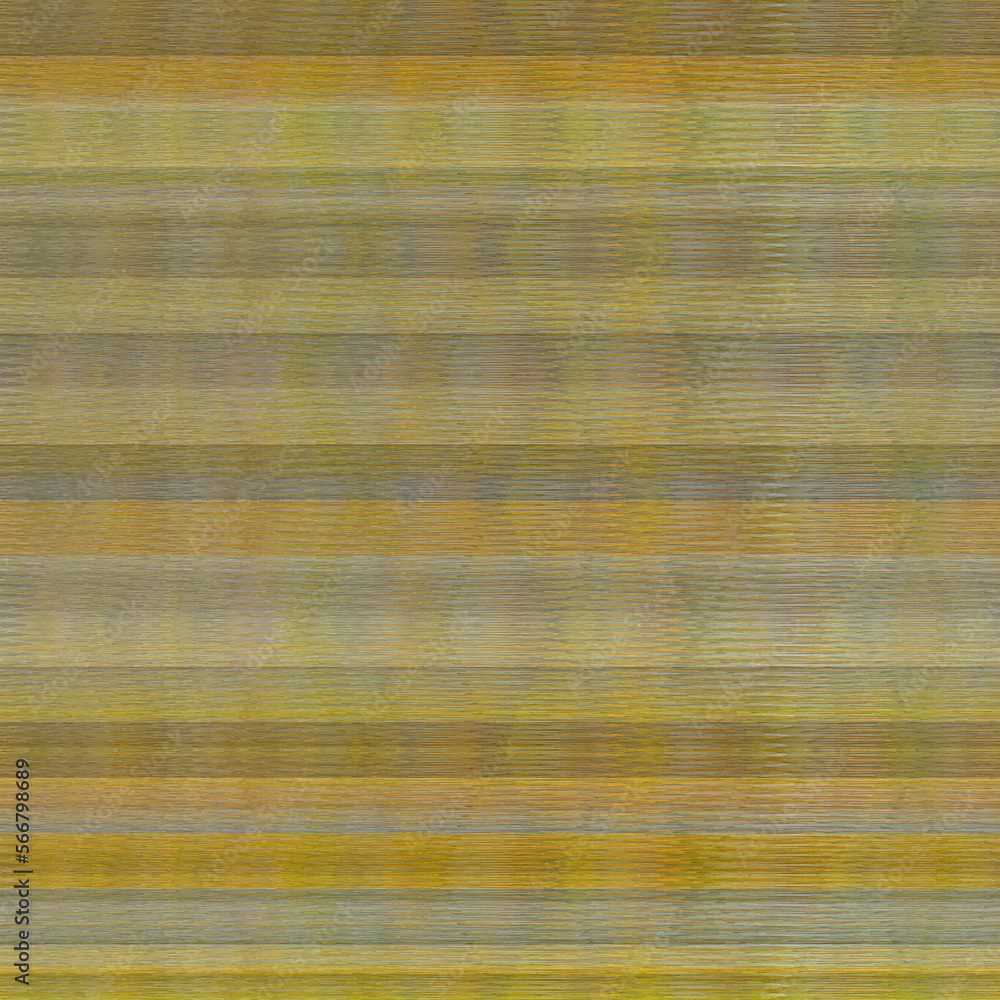 Fototapeta premium Striped horizontal marl in organic texture seamless pattern. Heathered natural tile for cotton fabric. Weave ikat melange. 