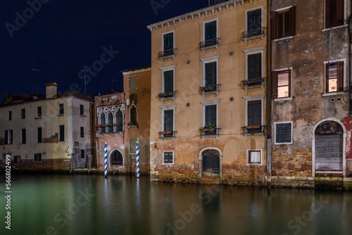 Street lights of Italian cities at night