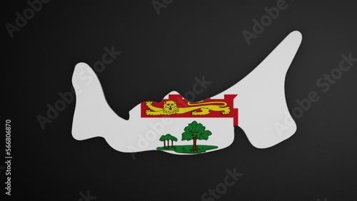 Prince Edward Island - Canada Province Border Map Intro