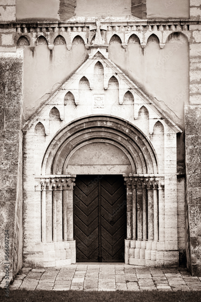 Historical entrance gate to the Cathedral of Saint Martin in Spisska Kapitula, Slovakia Historical entrance gate to the Cathedral of Saint Martin in Spisska Kapitula, Slovakia
