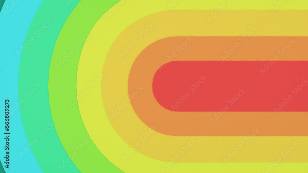 Fototapeta premium abstract image of gradient curved shapes,3d rendering