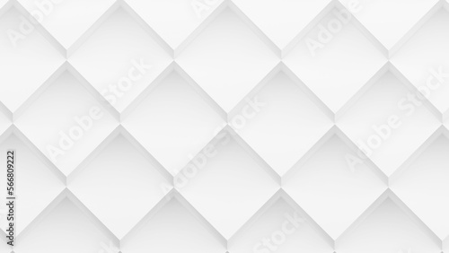geometric pattern on white background,abstract high relief,3d rendering