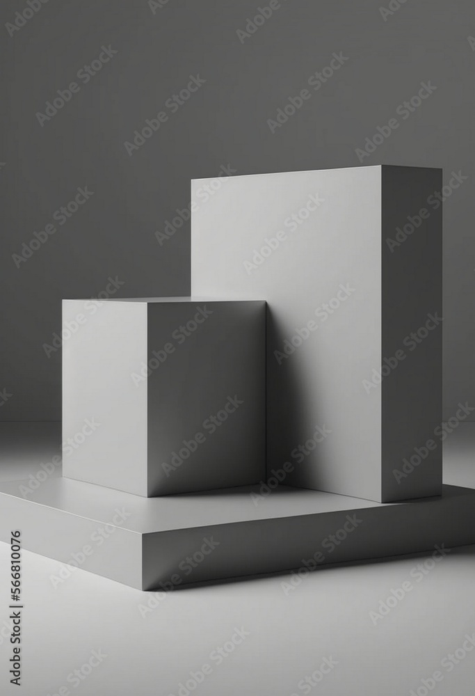 Podium for product advertisement or restaurant menus with colorful background, minimalist design Generative AI Podium for product advertisement or restaurant menus with colorful background, minimalist design Generative AI