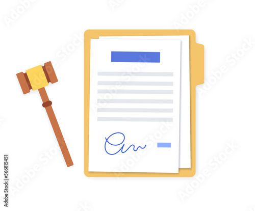 Legal work concept