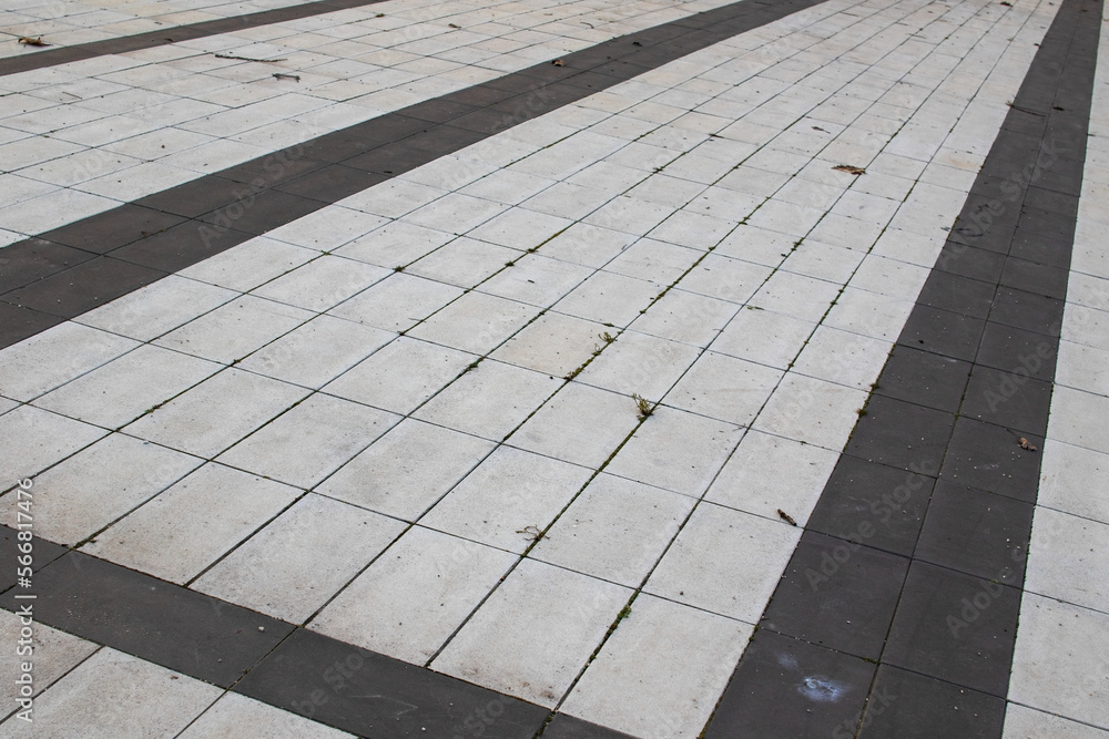 Fototapeta premium street background made of grey stones
