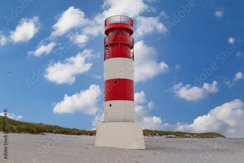The lighthouse on the island of Heligoland. North sea. Germany.