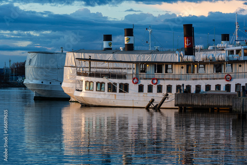 Wallpaper Mural Ships in Swedish ports in summer Torontodigital.ca