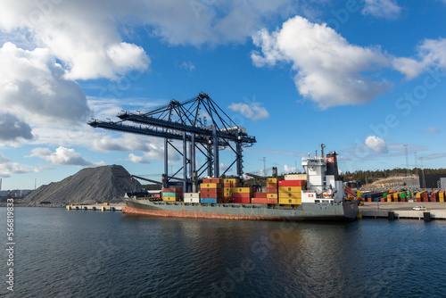 Wallpaper Mural Ships in Swedish ports in summer Torontodigital.ca